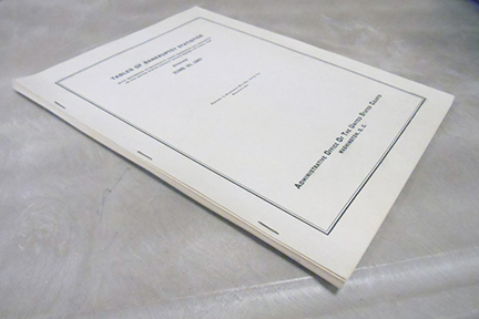 Side Stapled - Stitched Book